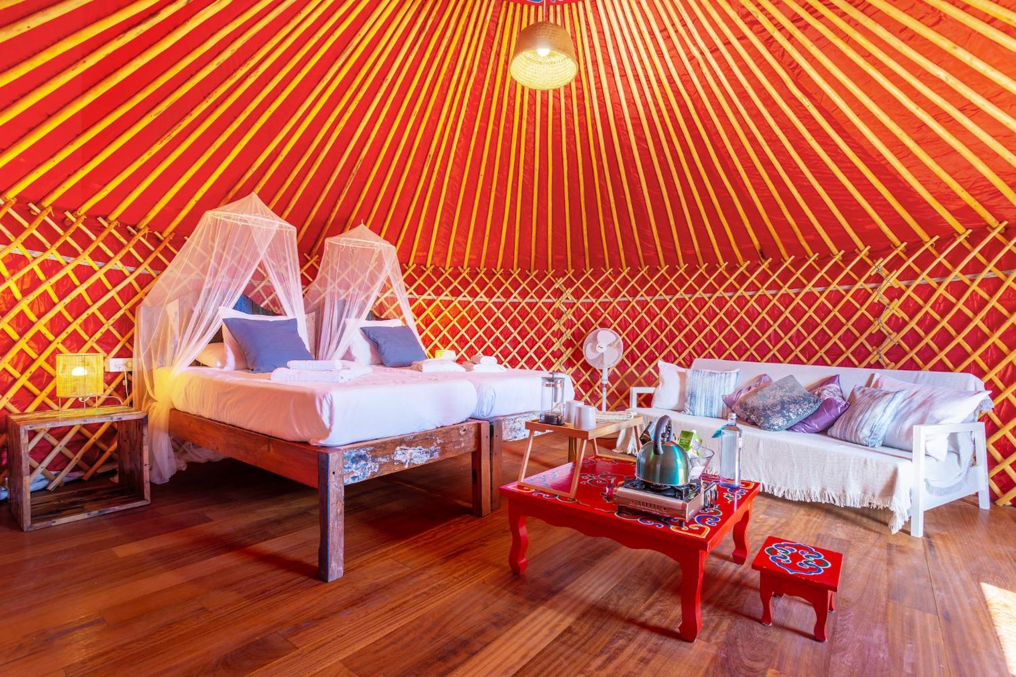 Finca De Arrieta Village - Yurts And Stone Cottages - Shared Pool - Walking Distance To Arrieta Beach - Eco Friendly Tabayesco Eksteriør bilde