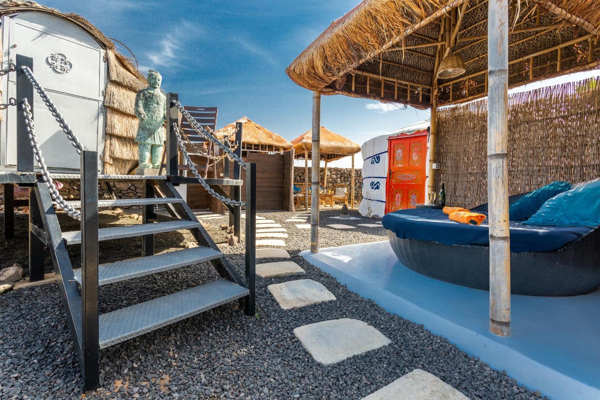 Finca De Arrieta Village - Yurts And Stone Cottages - Shared Pool - Walking Distance To Arrieta Beach - Eco Friendly Tabayesco Eksteriør bilde